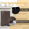 BestMassage Trash Can 13 Gallon/50L Stainless Steel Garbage Can with Removable Inner Bucket Slow-Close Lid and Odor-Proof Bin - 3 of 4