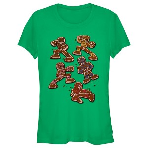 Juniors Womens Power Rangers Power Ranger Cookies T-Shirt - 1 of 4