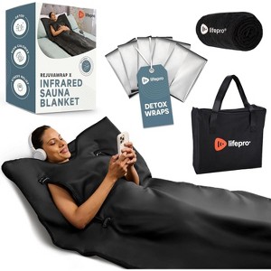 Lifepro Far Infrared Sauna Blanket -Portable Sauna for Home Relaxation - 1 of 4