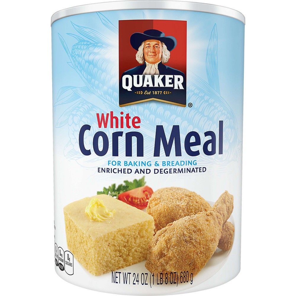 UPC 030000031605 product image for Quaker White Corn Meal - 24oz | upcitemdb.com