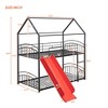 NicBex Twin Over Twin Bunk Bed with Guardrail and Slide,House Twin Loft Bed with Ladder,Modern Bunk Beds,Noise Reduced Bunk Beds for Bedroom - image 3 of 4