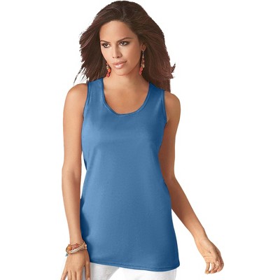 Roaman's Women's Plus Size Scoopneck Tank Top