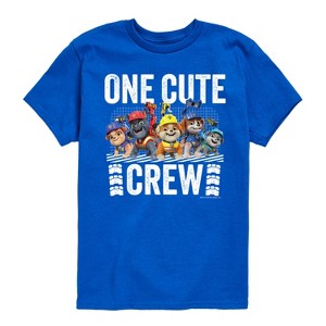 Boys' - Paw Patrol - Rubble & Crew Short Sleeve Graphic T-Shirt - 1 of 4