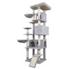 Kumasinova 78.8"/84.6" Tall Cat Tree with Hammock,Cat Tower with Scratching Post,Modern Cat Tree for Indoor Cats Large Adult,Cute Cat Furniture - 2 of 4