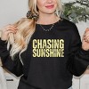 Simply Sage Market Chasing Sunshine Block Distressed Sweatshirt - 2 of 4