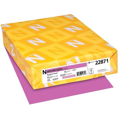 Astrobrights Card Stock, 8-1/2 x 11 Inches, Planetary Purple, pk of 250