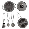 Sunnydaze Chef Sounds MDF Kitchen Playset with Lights, Sounds, and Stainless Steel Accessories - White - 4 of 4