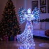 Costway 5.2 FT Lighted Angel Christmas Decoration with Flute, 250 LED Lights, Zip Ties - 4 of 4