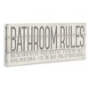 Stupell Industries Planked Style Bathroom Rules, 24" x 10" - 3 of 4