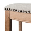 Maven Lane Adrien Backless Saddle Kitchen Stool - 2 of 4