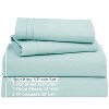 Clara Clark Bed Sheets, Premier 1800 Series 4 Piece Bed Sheet Set, Deep Pocket Luxury Soft Bedding Sheets & Pillowcases - 2 of 4