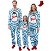 PATPAT Family Matching Christmas Pajamas, Tie Dye Pjs Sets with Snowman & Gingerbread, Includes Plaid Socks for Family - 3 of 4