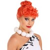 HalloweenCostumes.com One Size Fits Most  Women  Deluxe Wilma Flintstone Wig, Orange - 2 of 4