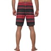 Lars Amadeus Men's Drawstring Stripes Color Block Beach Board Shorts 2 Packs - image 3 of 4