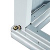 Log Storage Shed Log Holder With Roof Galvanized Steel Firewood Rack For Outdoor Backyard Garden Patio Porch 70.9 Inch - 2 of 4