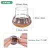 Unique Bargains Silicone Round Chair Leg Cap Floor Protectors 8 Pcs - 2 of 4