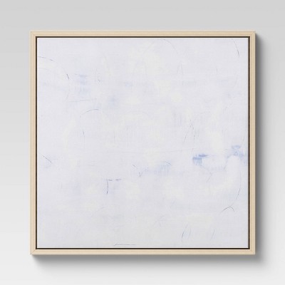24" x 24" Framed Wall Canvas Soft Blue - Threshold™