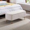 NicBex Storage Bench Storage Organizer Ottoman Toy Box Storage Upholstered Padded for Entryway Living Room, Bedroom - 4 of 4