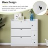 VYNXARIA ON-TREND Tipping Bucket Shoe Cabinet with 3 Flip Drawers & Pull-Down Seat - 3 of 4