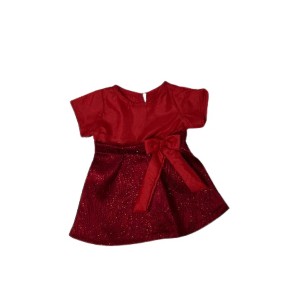 Doll Clothes Superstore Red Glitter Dress Fits 15-16 Inch Cabbage Patch Kid Dolls - 1 of 4