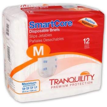 Tranquility AIR Plus Bariatric Disposable Briefs 4X- 5X Large 8/Bg - Med  Supplies