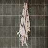 Sweet Water Decor Single Black Stripe Turkish Hand Towel - 19x35" - 2 of 4