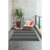 Liora Manne Sorrento Stripes Indoor/Outdoor Rug.. - 2 of 4