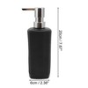 Unique Bargains Classic Vertical Lines Soap Pump Dispenser for Bathroom 350ml 1 Pc - 4 of 4