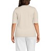 Lands' End Women's Lightweight Jersey Skimming Elbow Sleeve Crew Neck T-shirt - 2 of 3