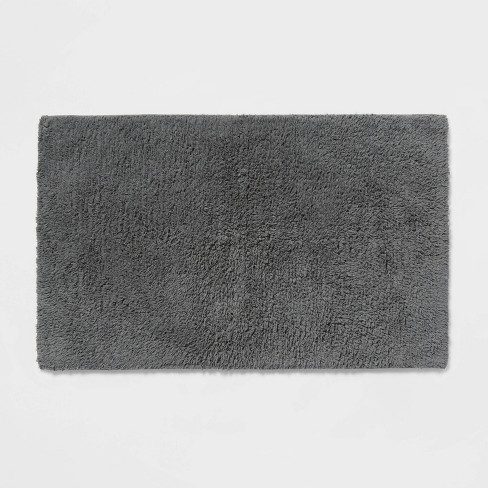 2pk Quick Dry Bath Rug Set Washed Black - Threshold™ : Target