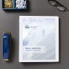 Avery Economy Clear View 3 Ring Binders, 1 Inch Slant Rings, 4-Pack of White Binders (22343) - 4 of 4