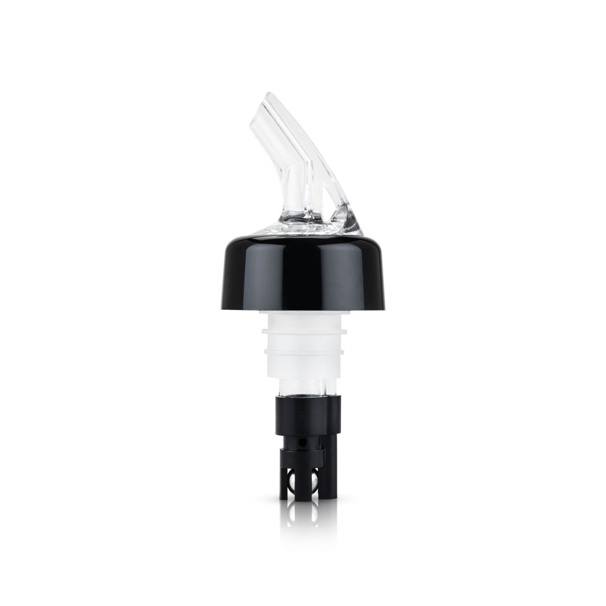 True Ace Measured Liquor Pour Spout, 1 Ounce Pourer, Fits Standard Liquor Bottles, Bar & Cocktail Accessories, Plastic, Set of 1