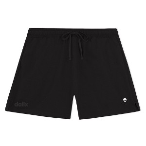 Dalix Lil Alien Embroidered Shorts Elastic Drawcord Pocket Key Loop Active Womens - 1 of 4