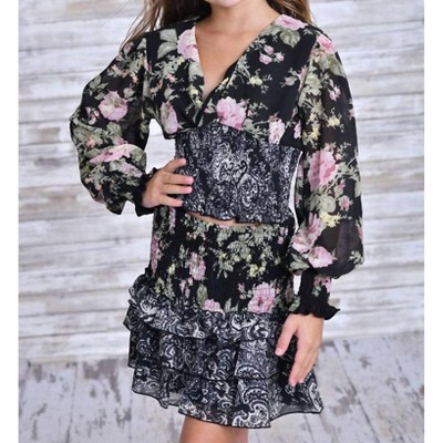 Girl Chiffon Skirt - flowers by zoe