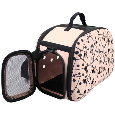 Munora - Narrow Shelled Perforated Pet Carrier - Military Grade Collapsible Design - 18.2"x11.4"x13.3" - Lightweight Transportable Dog Carrier