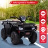 12V Kids Ride on ATV for Toddlers,High/Low Variable Speed Ride on Electric Vehicle,w/Led Lights,Music - 4 of 4