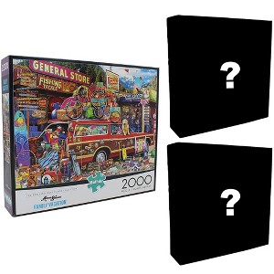 Buffalo Games: Family Vacation Jigsaw Puzzle Mystery Bundle -Ages 8+ - 1 of 4