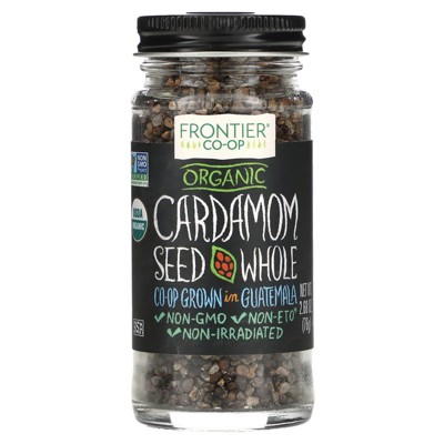 Frontier Co-op Organic Cardamom Seed, Whole, 2.68 Oz (76 G) : Target