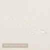 Waterproof Fabric Shower Curtain or Liner Hotel Quality with Magnets for Bathroom - 3 of 4