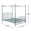 Christopher Knight Home Alina Traditional Queen Size Canopy Bed Frame - 2 of 4