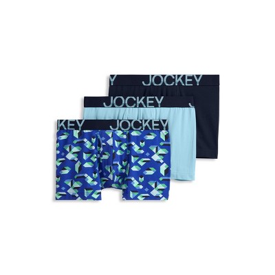 Jockey Men's ActiveStretch 4" Boxer Brief - 3 Pack