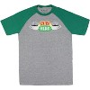 Seven Times Six Friends TV Series Men's Central Perk Cafe Baseball-Style Logo T-Shirt Grey - 3 of 4