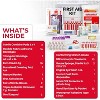 10 Person First Aid Kit - OSHA and ANSI Class A Compliant, Fully stocked Emergency Kit for Home, Office or Construction site. - 4 of 4