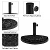 Yaheetech Heavy-duty Base Stand for Outdoor Umbrella, Black - 4 of 4