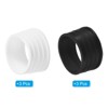 Unique Bargains Silicone Non-Slip Wear-Resistant Tennis Badminton Racket Handle Grip Rings 6 Pcs - 3 of 4