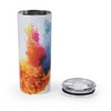 Built 20 Oz Insulated Tumbler with Slide Lid, Reusable Commuter Mug with Double-Wall Stainless Steel, Fits Cup Holders, BPA-Free (Water Ink) - 3 of 4