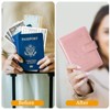 Generic Passport Holder for Travel , PU Leather Waterproof RFID Passport Holder Wallet - 3 of 4