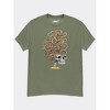MyMoodTee Women’s Noodle Head Cotton Graphic Tee – Funny Skeleton Pasta Shirt - 2 of 4