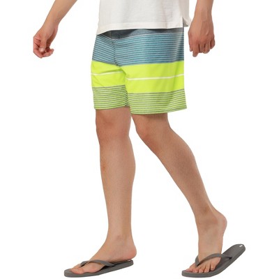 TATT 21 Men's Summer Casual Drawstring Waist Color Block Board Shorts Multicolored 32 — фото 5