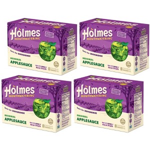 Holmes Mouthwatering Original Apple Sauce Pouch  - Case of 4/32 oz - 1 of 3
